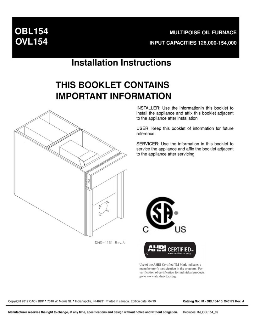 Dettson OBL154 User manual