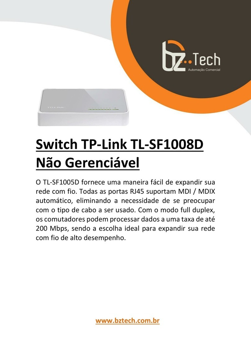 TP-Link TL-SF1008D User manual