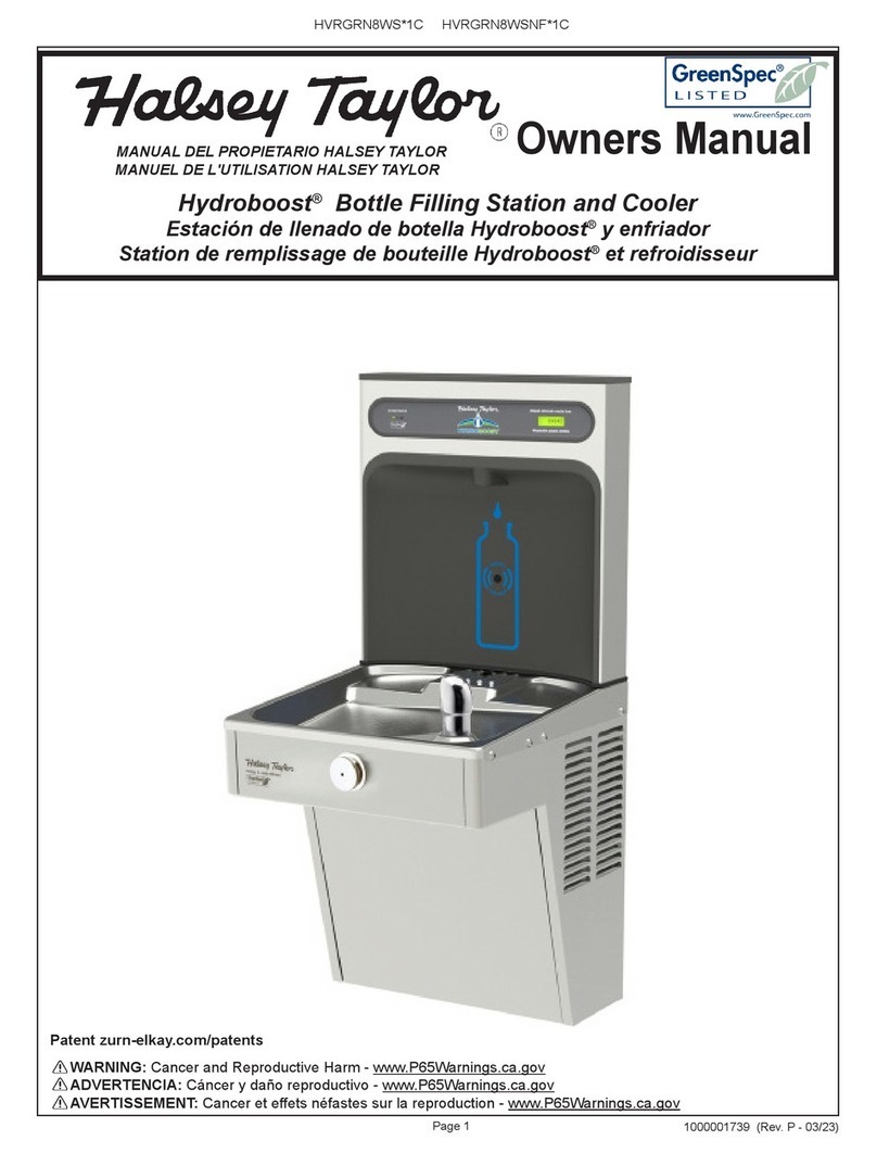 Halsey Taylor HVRGRN8WSNF 1C Series owner's manual