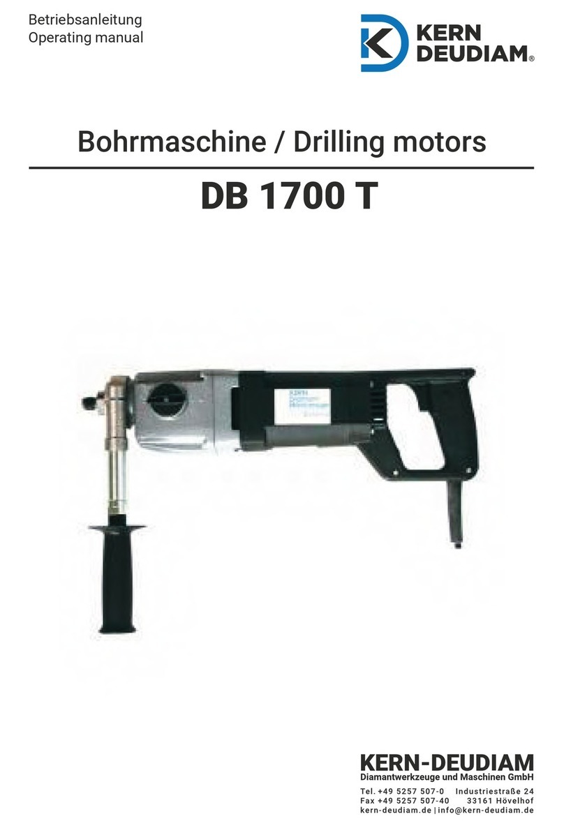 KERN-DEUDIAM DB 1700 T operating manual