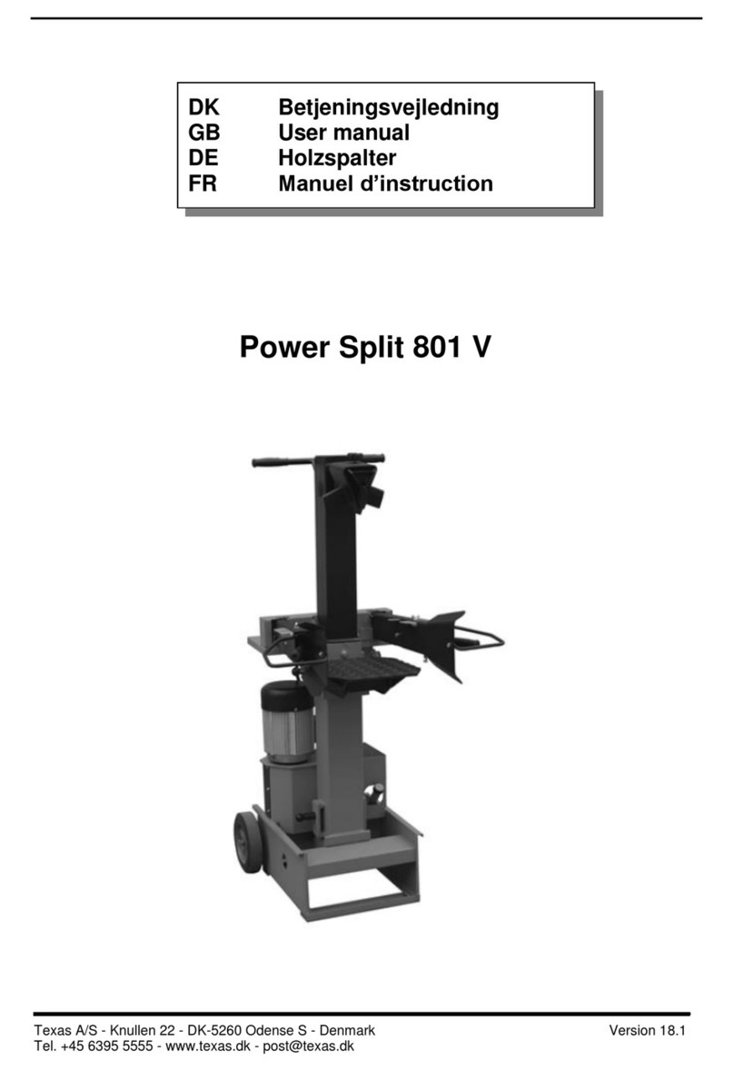 Texas A/S Power Split 801 V User manual