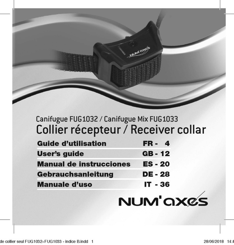 Num'axes Canifugue FUG1032 User manual Num'axes Canifugue FUG1032 User manual