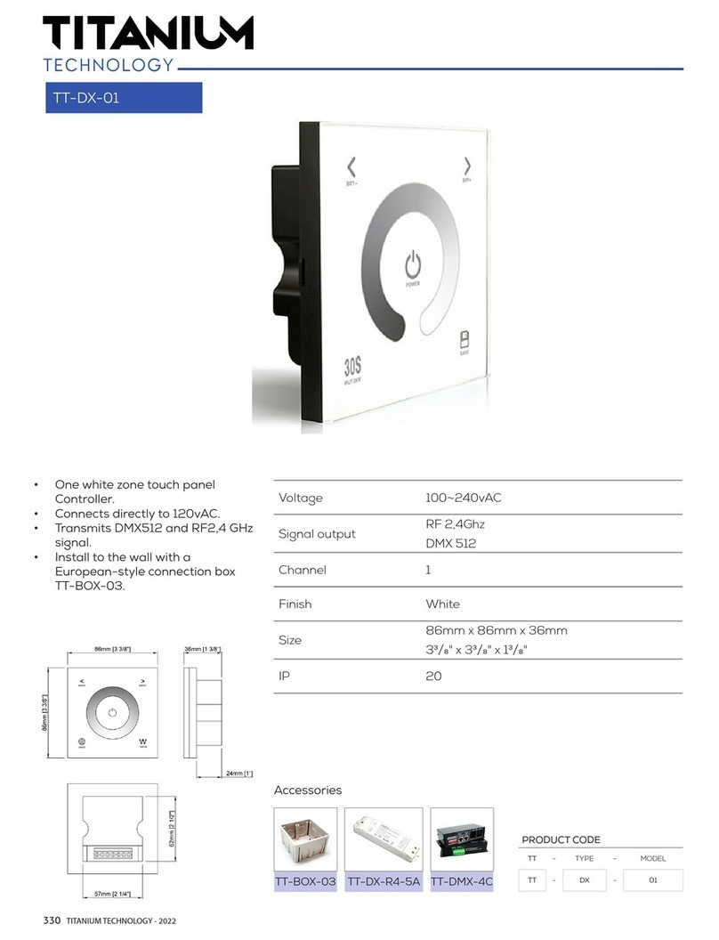 Titanium TT-DX-01 User manual Titanium TT-DX-01 User manual