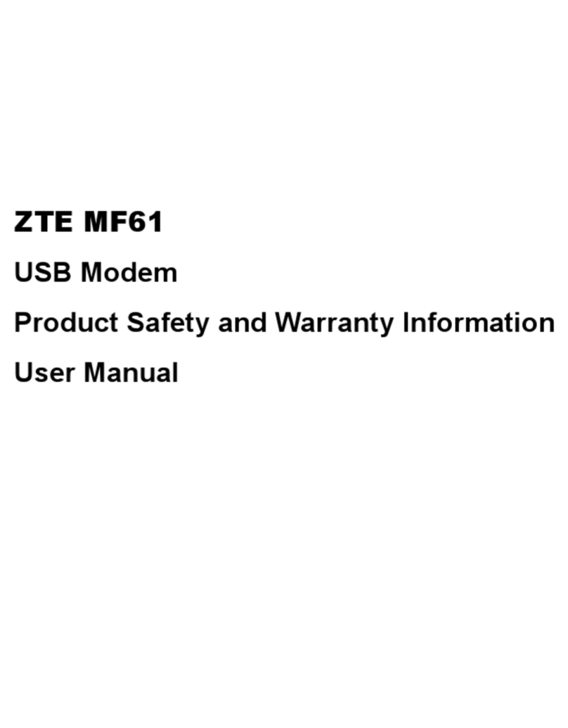 Zte MF61 User manual