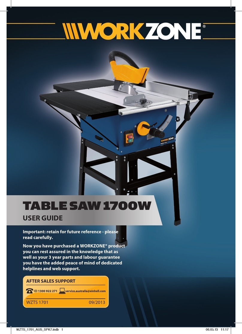Workzone WZTS 1701 User manual Workzone WZTS 1701 User manual