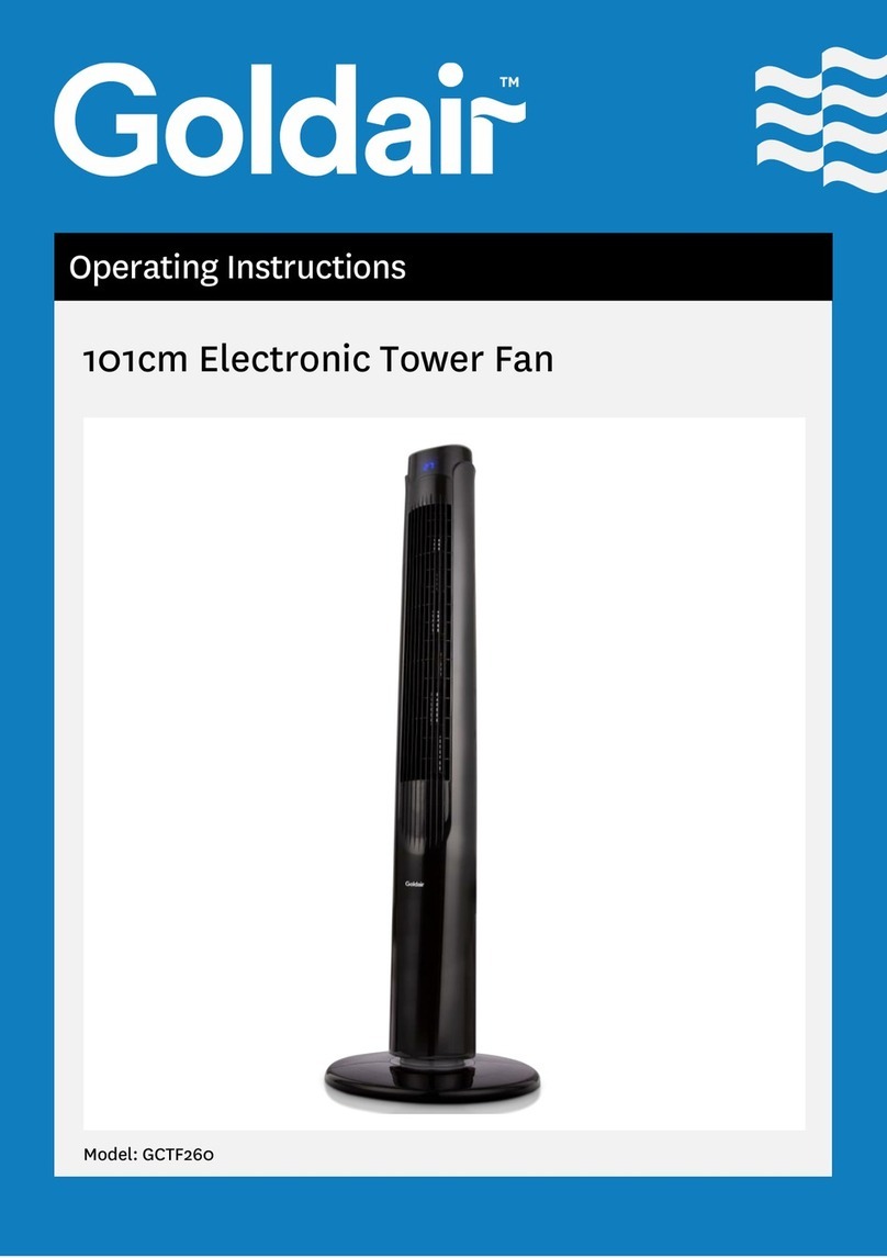 Goldair GCTF260 User manual