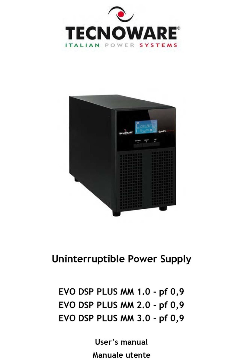 Tecnoware EVO DSP PLUS MM 1.0 - pf 0,9 User manual