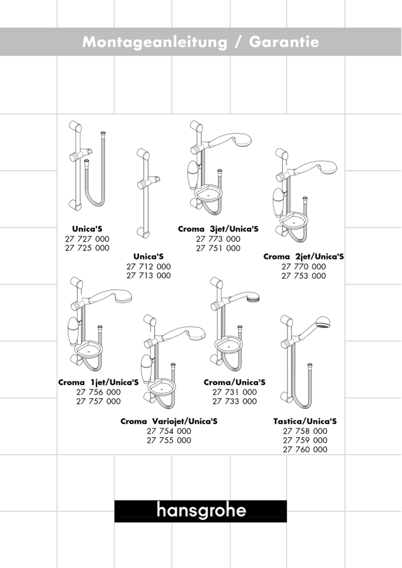 Hans Grohe Unica'S 27 727 000 User manual