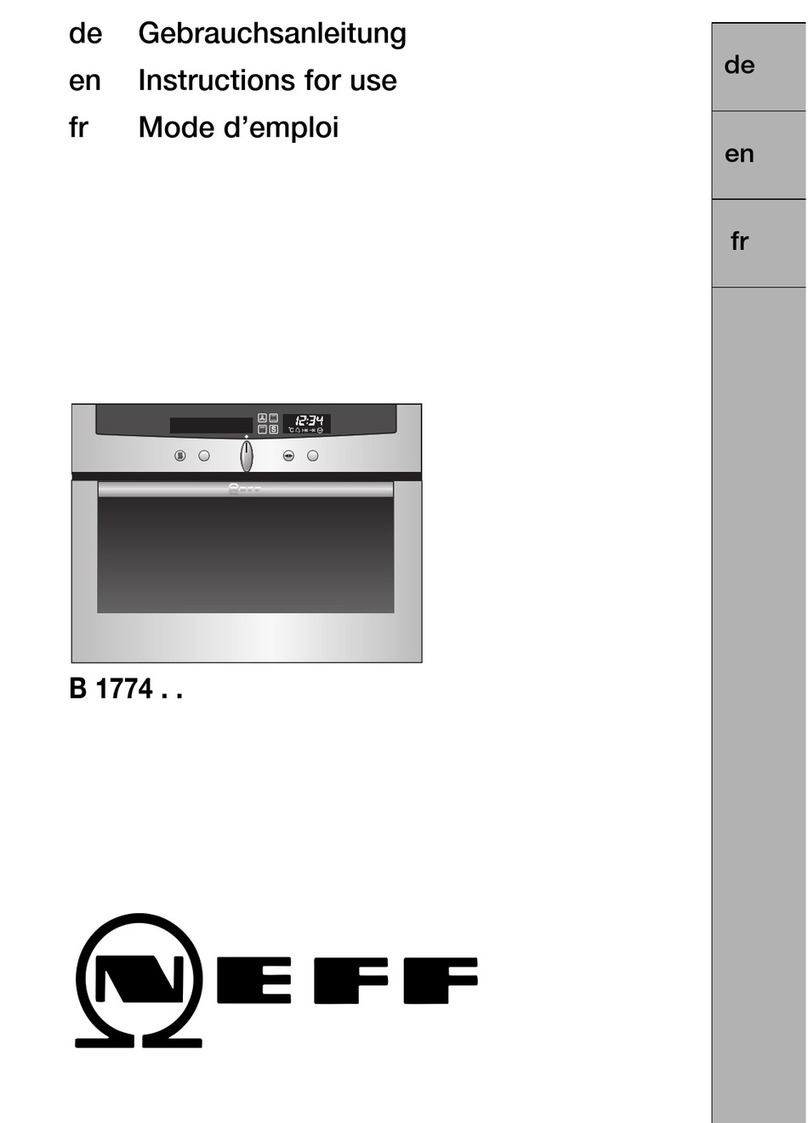NEFF B 1774 Series User manual NEFF B 1774 Series User manual