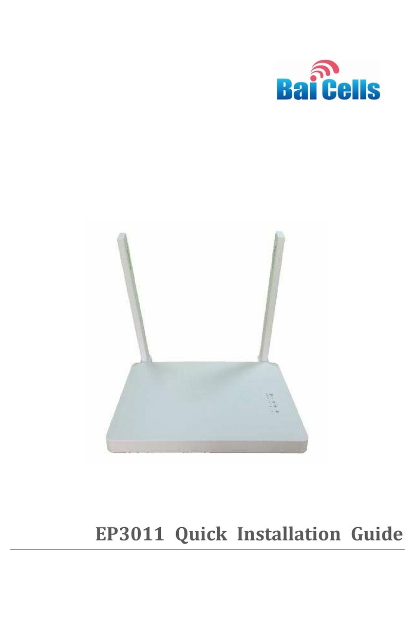 Baicells EP3011 Quick installation guide