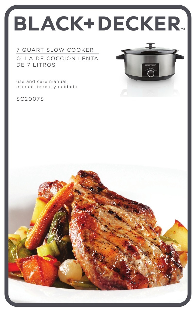 Black & Decker SC2007S User manual