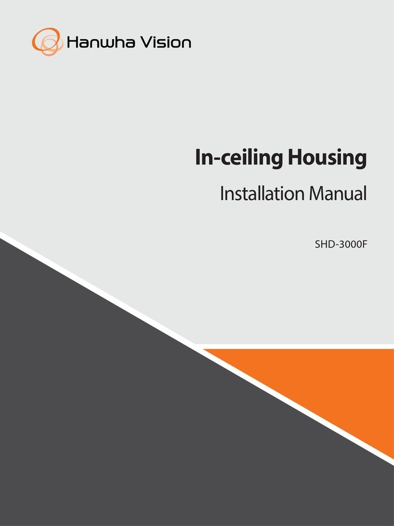 Hanwha Vision SHD-3000F installation manual