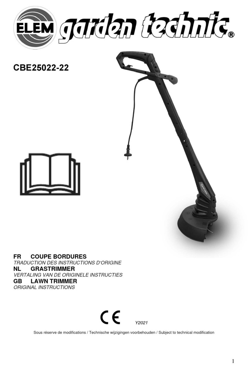 Elem Garden Technic CBE25022-22 User manual