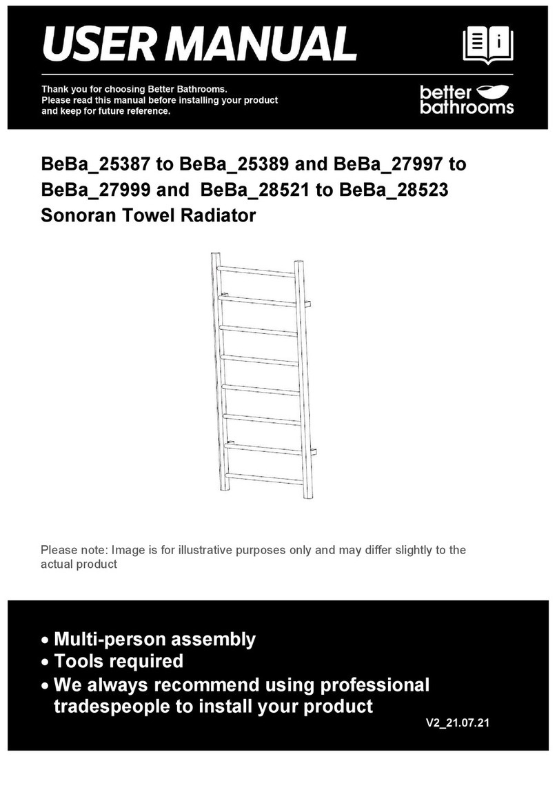 Better Bathrooms BeBa-25387 user manual