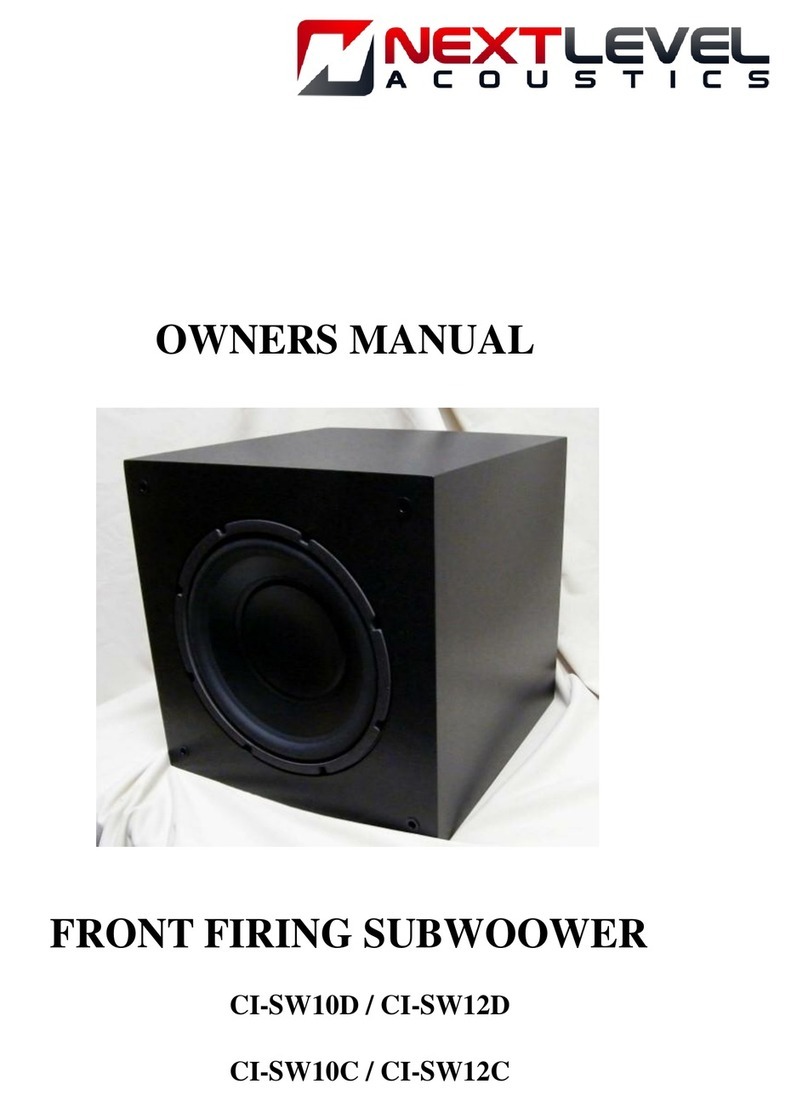 Next Level CI-SW10D User manual