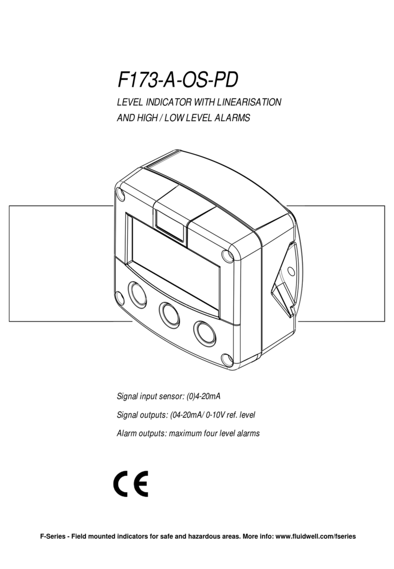 Fluidwell F173-A-OS-PD User manual