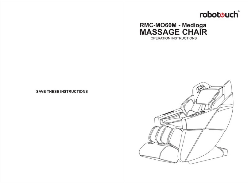 Robotouch Medioga RMC-MO60M Operation instructions