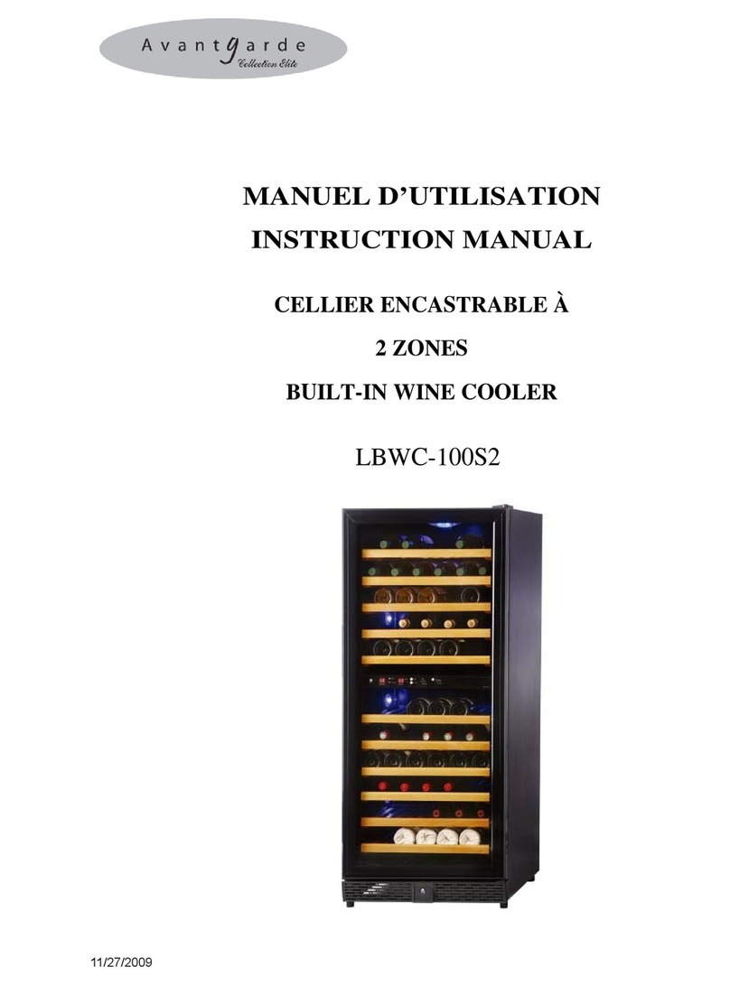Avantgarde LBWC-100S2 User manual Avantgarde LBWC-100S2 User manual