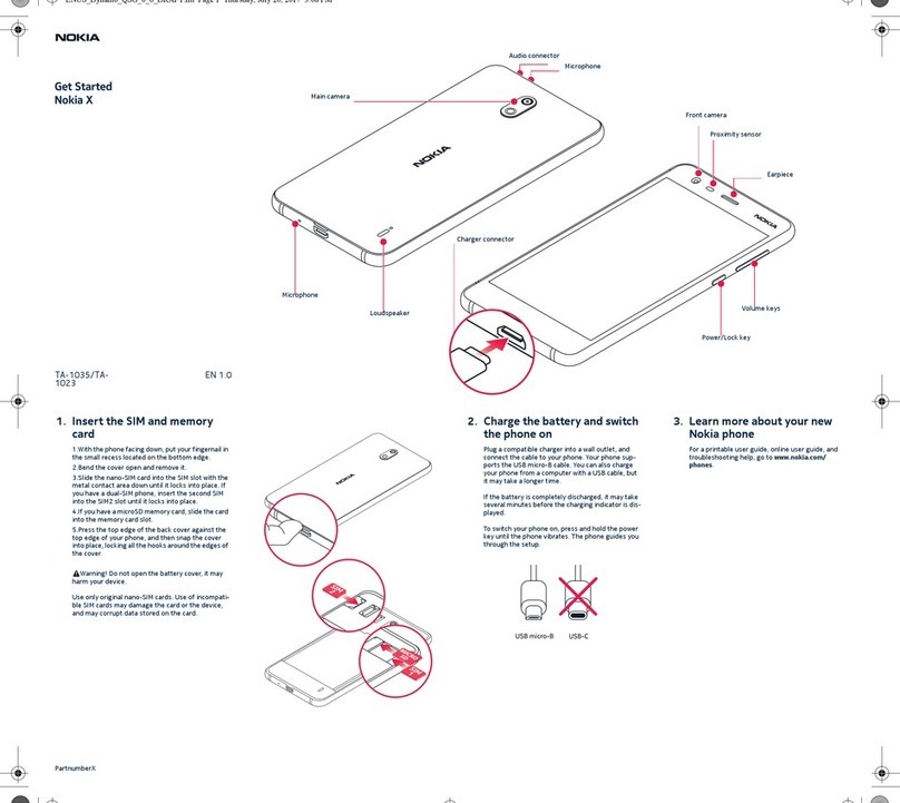 Nokia X Specification sheet