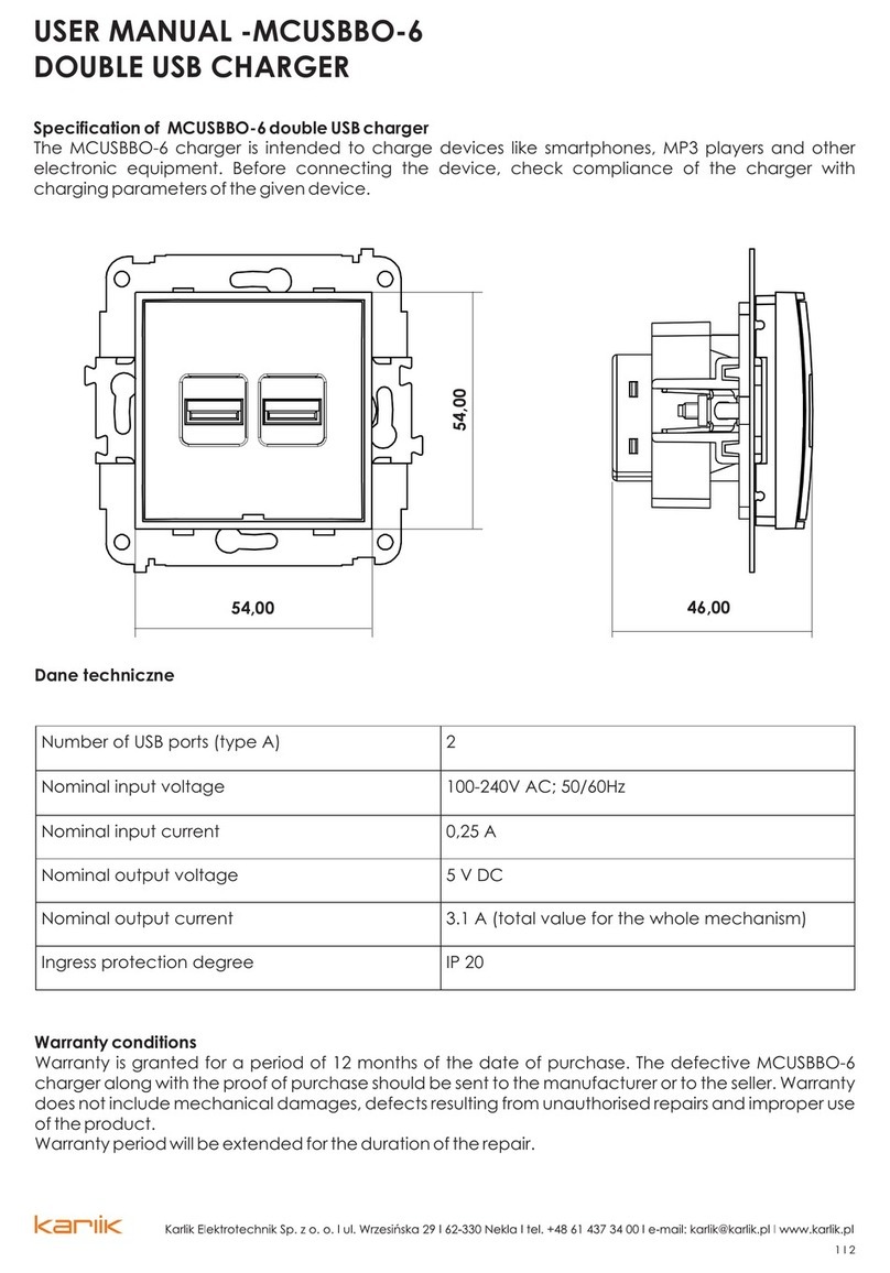 Karlik MCUSBBO-6 user manual