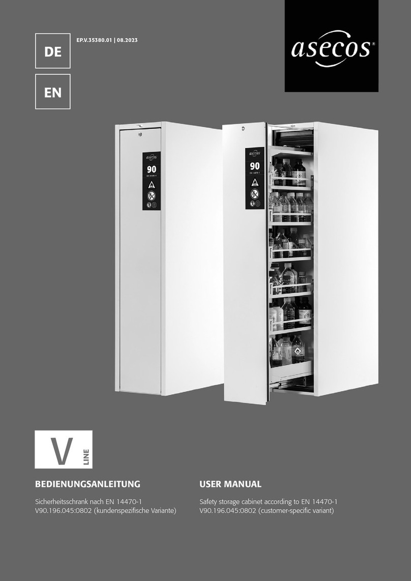 asecos V Series user manual