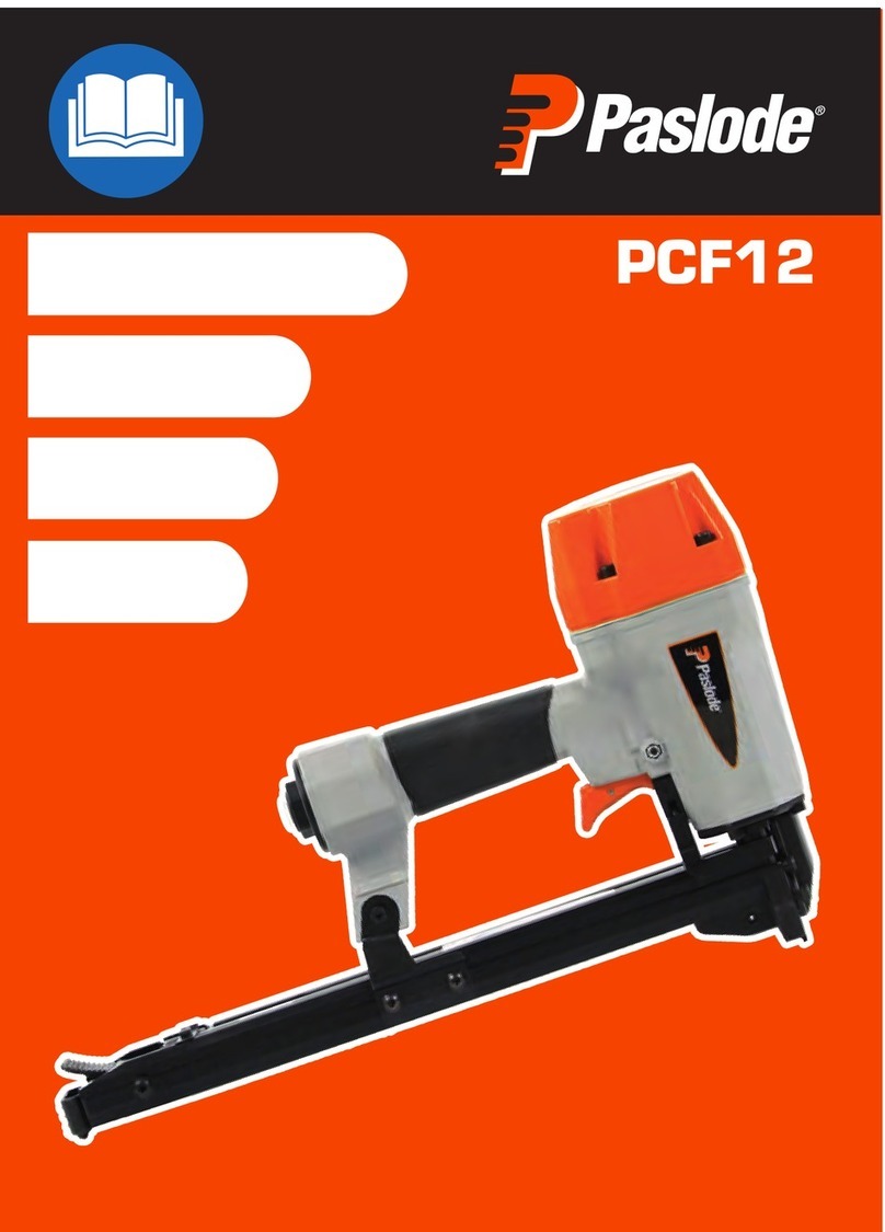 Paslode PCF12 User manual