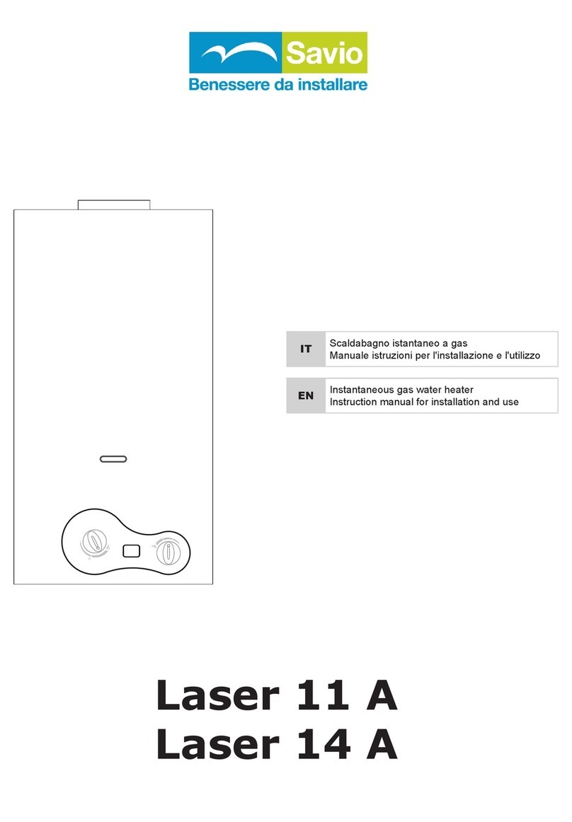 Savio Laser 11 A Instruction manual for installation and use