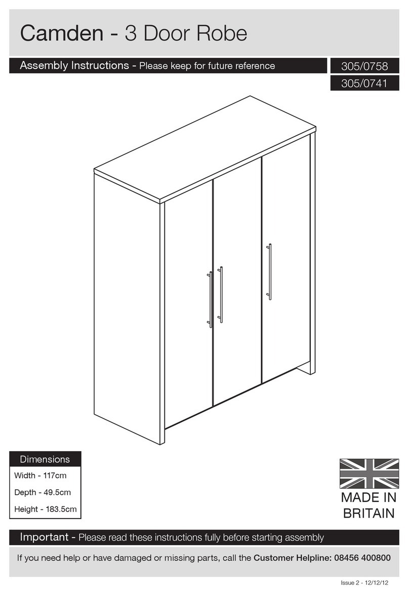 Argos Camden 305/0741 Assembly instructions