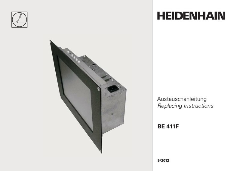 HEIDENHAIN BE 411F User manual