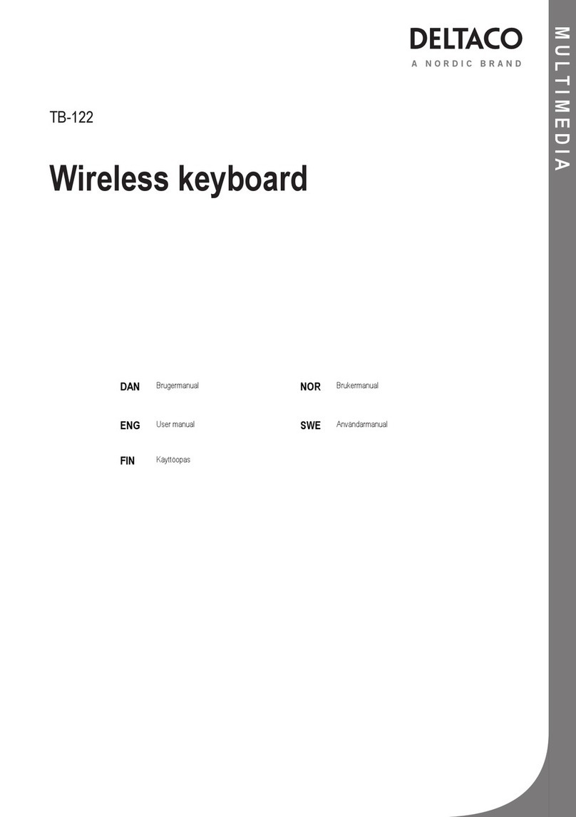 Nordic DELTACO TB-122 user manual