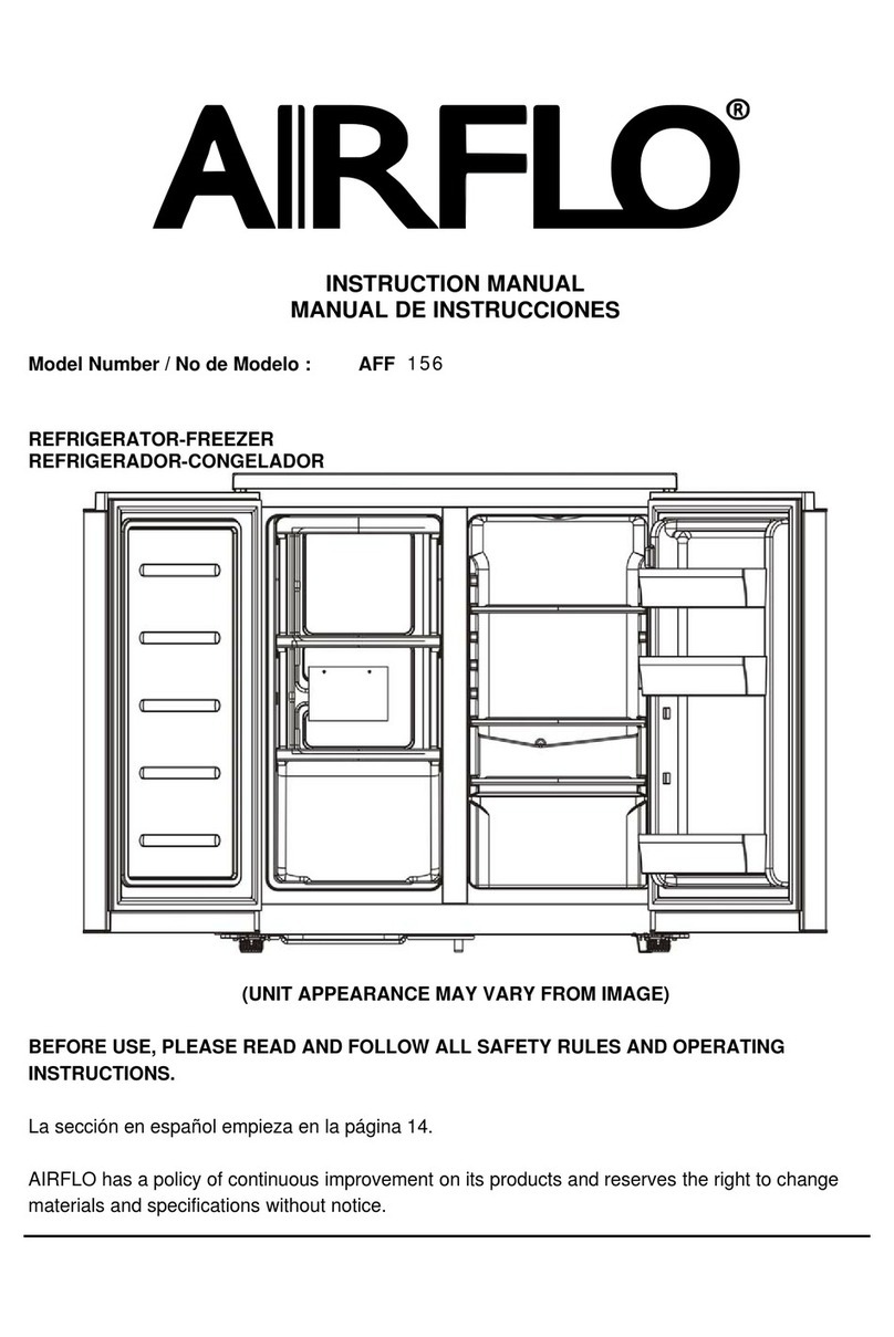 AIRFLO AFF 156 instruction manual