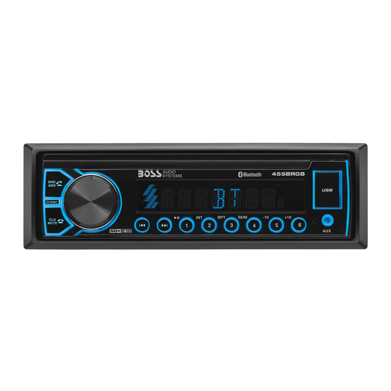 Boss Audio Systems ELITE 455BRGB user manual