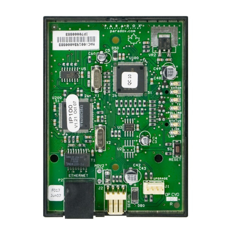 Paradox IP100 User manual