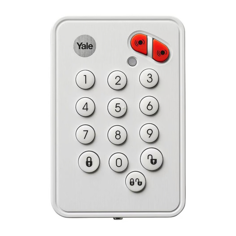 Yale Smart Living EF-KP quick start guide
