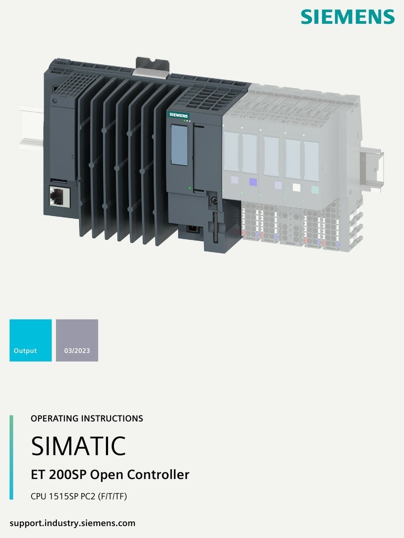 Siemens SIMATIC ET 200SP User manual Siemens SIMATIC ET 200SP User manual