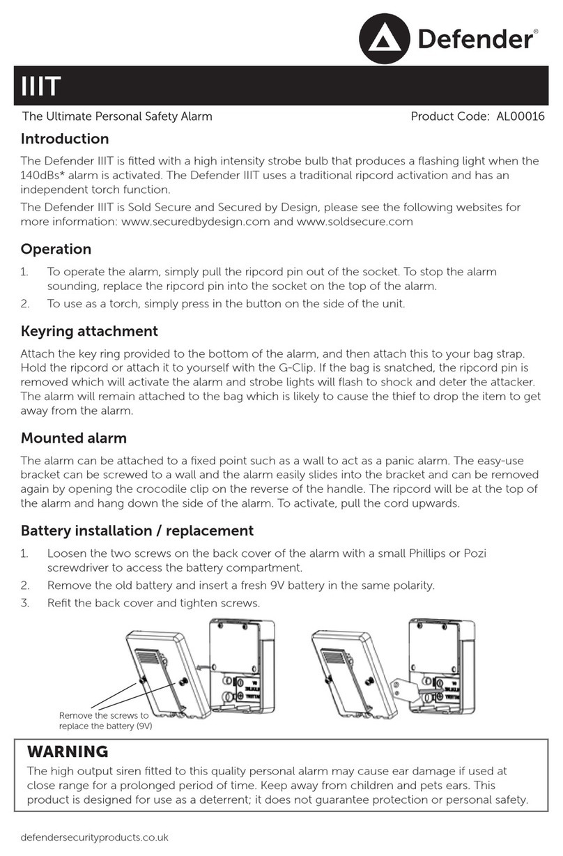 Defender IIIT User manual
