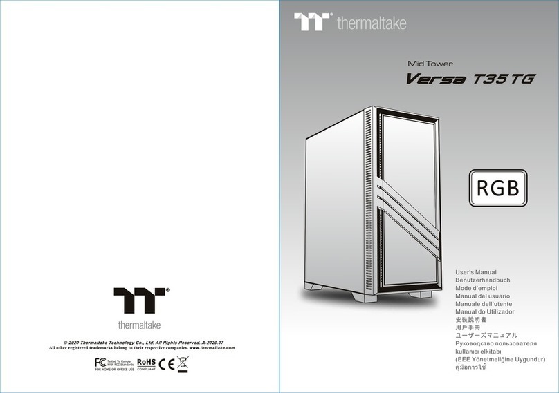Thermaltake Versa T35 TG User manual