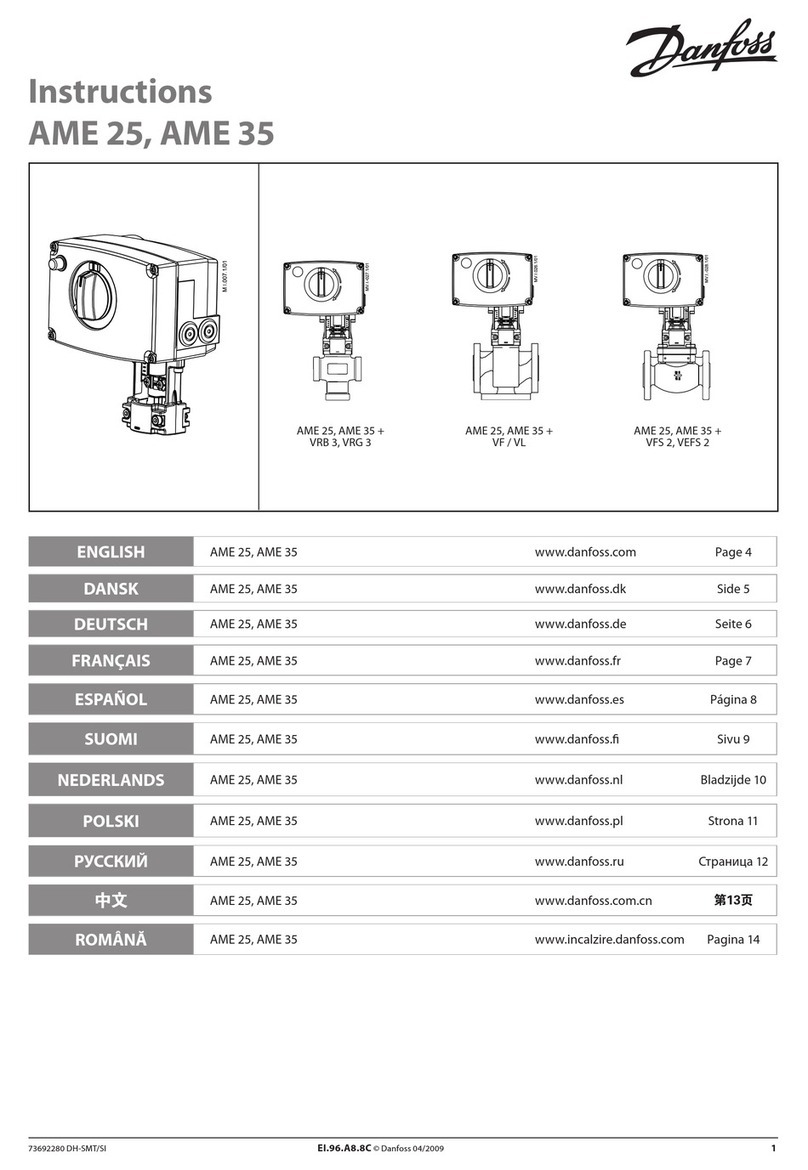 Danfoss AME 25 User manual