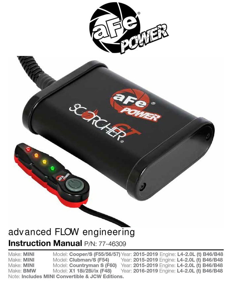 aFe Power 77-46309 instruction manual aFe Power 77-46309 instruction manual