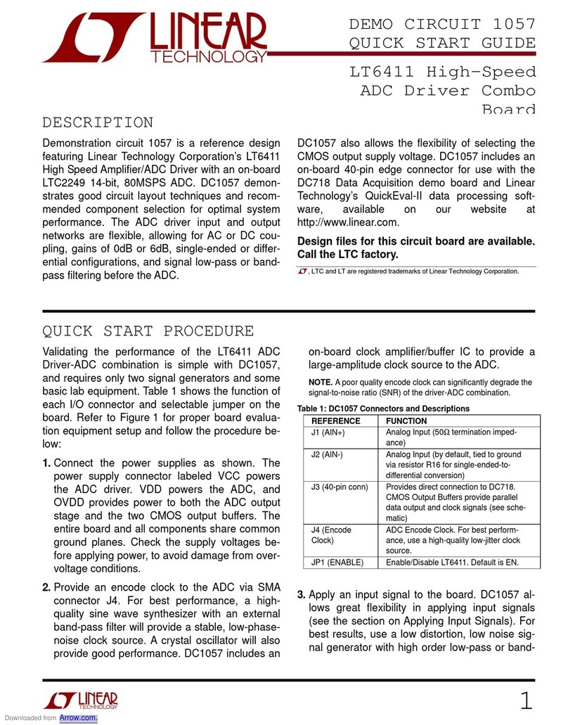 Linear Technology DC1057 User manual