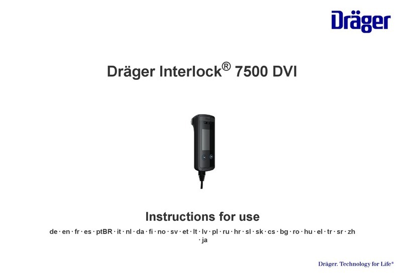 Dräger Interlock 7500 DVI Instructions for use