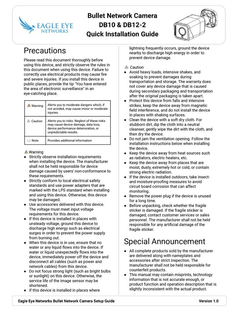 Eagle Eye Networks DB10 User manual Eagle Eye Networks DB10 User manual