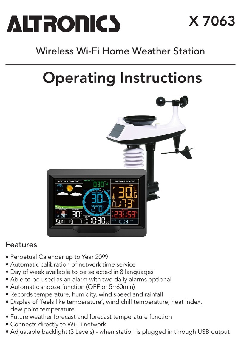 Altronics X 7063 operating instructions