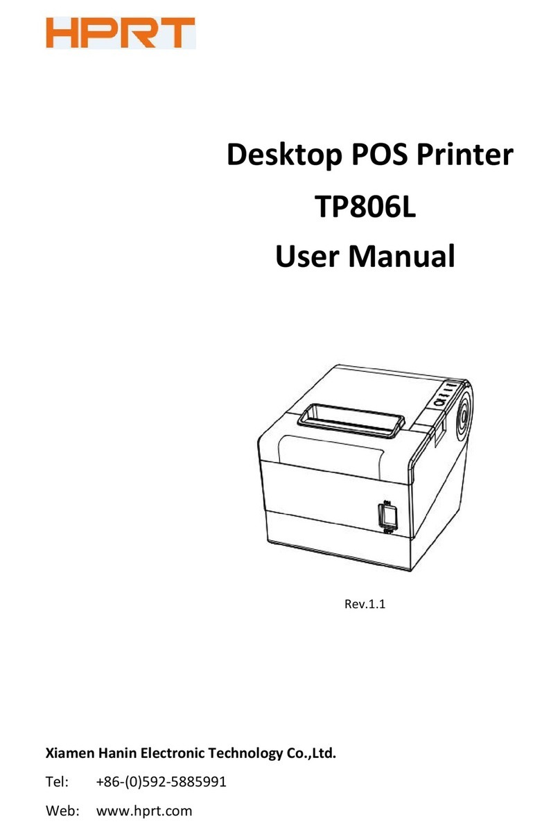 HPRT TP806L User manual