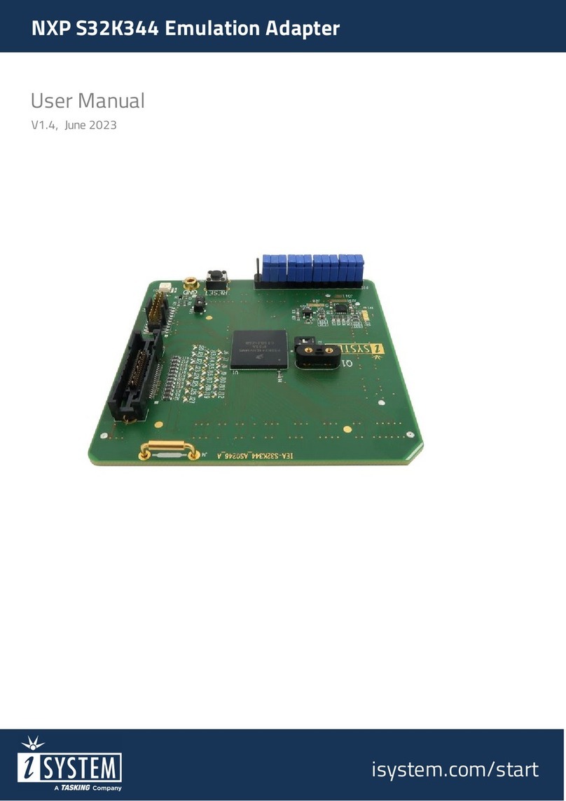 TASKING iSYSTEM NXP S32K344 user manual