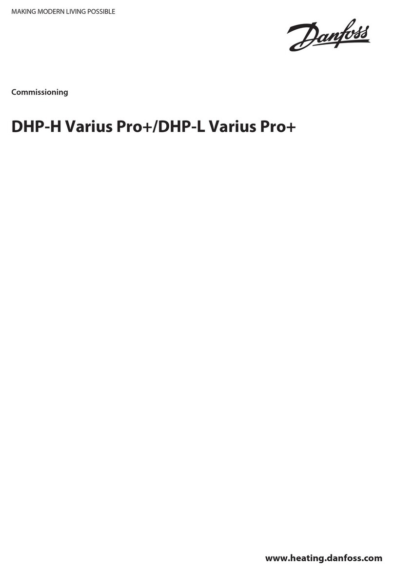 Danfoss DHP-H Varius Pro+ User manual Danfoss DHP-H Varius Pro+ User manual