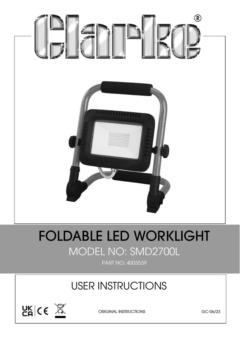 Clarke SMD2700L User manual Clarke SMD2700L User manual
