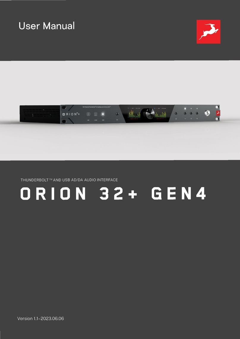 Antelope ORION 32+ GEN4 user manual