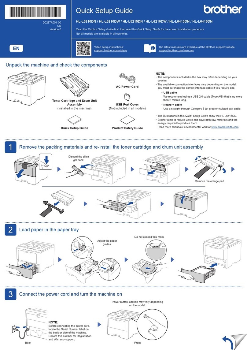 Brother HL-L5210DN User manual