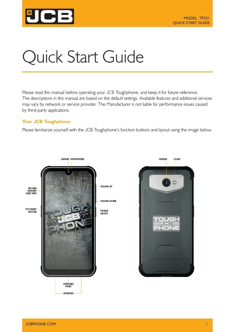 jcb TP231 quick start guide